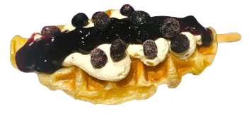 Blueberry Croffle